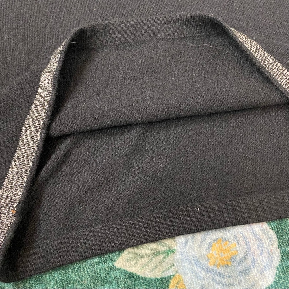 NWT 100% Cashmere Jones New York Black Sleeveless Sweater Knit Tank Top … - Picture 11 of 13